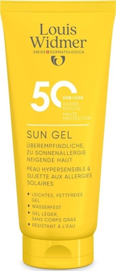 LOUIS WIDMER SUNCARE SUN GEL SPF50 GEEN PARFUM